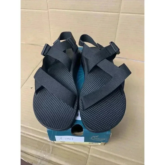 NIB Chaco‎ Mega X Cloud Black Hiking Water Shoes Women’s US 12 EU 43 Men’s 10 - Picture 1 of 5